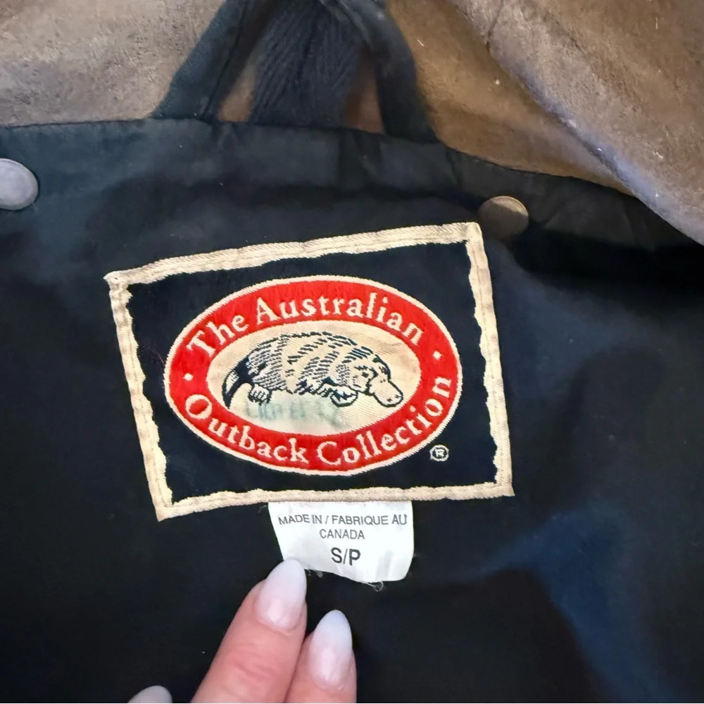 AUSTRALIAN OUTBACK COLLECTION Vintage Oilskin Drover Coat Duster Riding Unisex - Picture 15 of 16